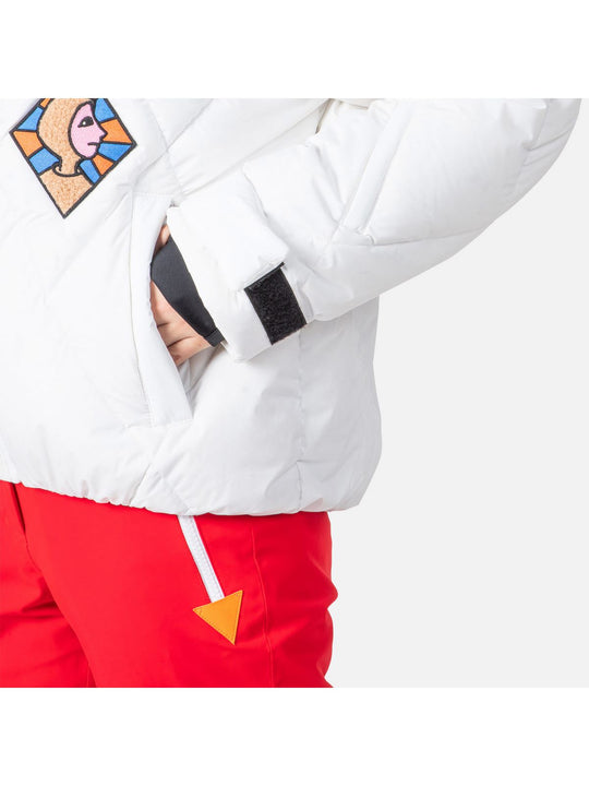 Kurtka puchowa narciarska Rossignol W Lumy Down Bomber Jkt biały - Adventure Sports
