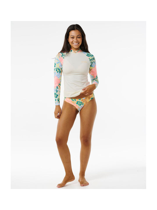 Lycra RIP CURL Follow The Sun Upf 50 L/S pomarańczowy - Adventure Sports
