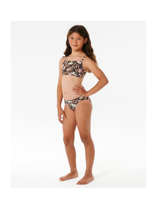 Lycra RIP CURL Tropics 3 Piece Set Girl czarny - Adventure Sports
