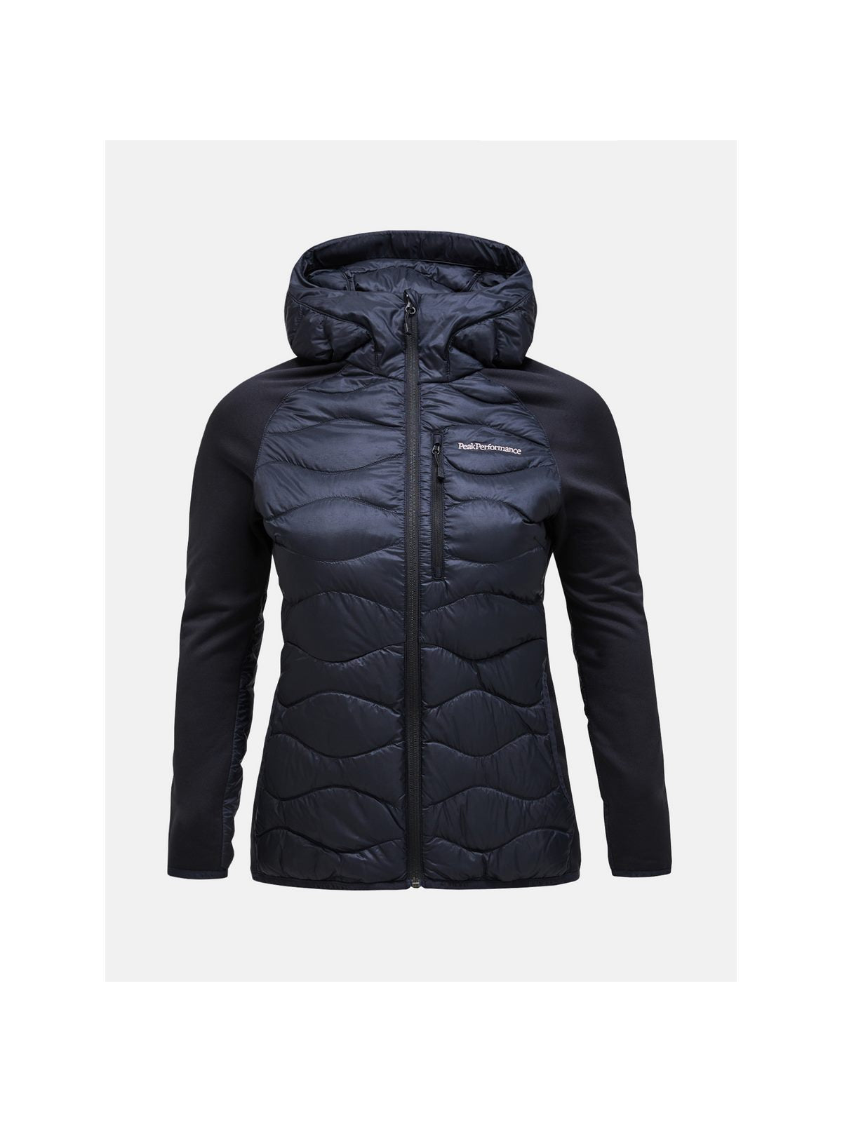 adventuresports kurtka-peak-performance-helium-down-hybrid-hood-women-g79840020-050 front