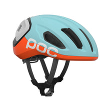 Kask rowerowy POC Amidal niebiesko pomarańczowy
