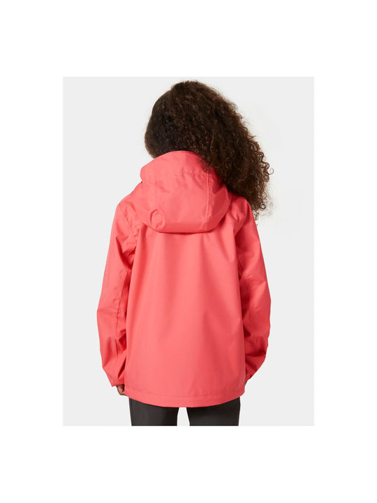 Kurtka żeglarska dziewczęca HELLY HANSEN Jr Crew Hooded Jacket różowy - Adventure Sports
