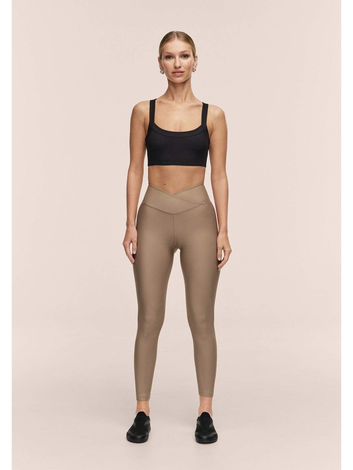 Top damski CASALL Defined Rib Sport Top kolor czarny