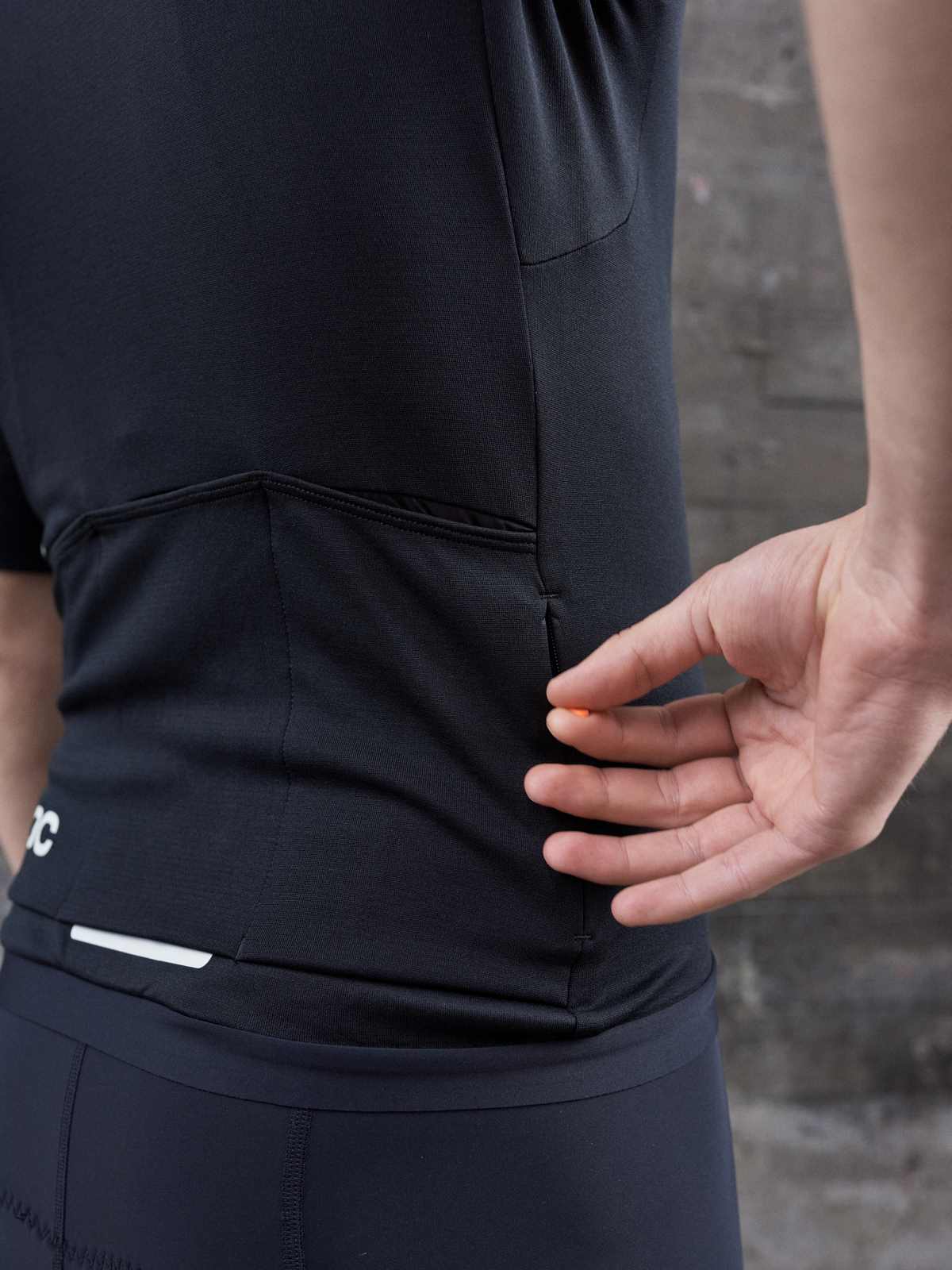 Koszulka rowerowa POC M's Thermal Lite - czarny