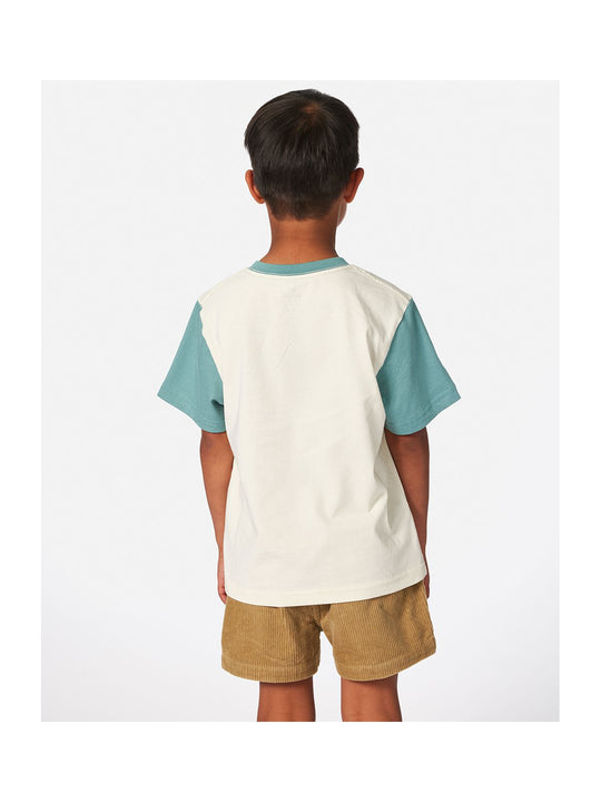 Koszulka RIP CURL Grom Energy Search Tee - Boy niebieski - Adventure Sports
