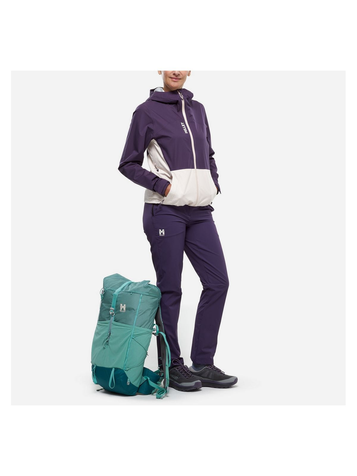 Kurtka damska MILLET Seneca 2,5L Jkt W fioletowo biała