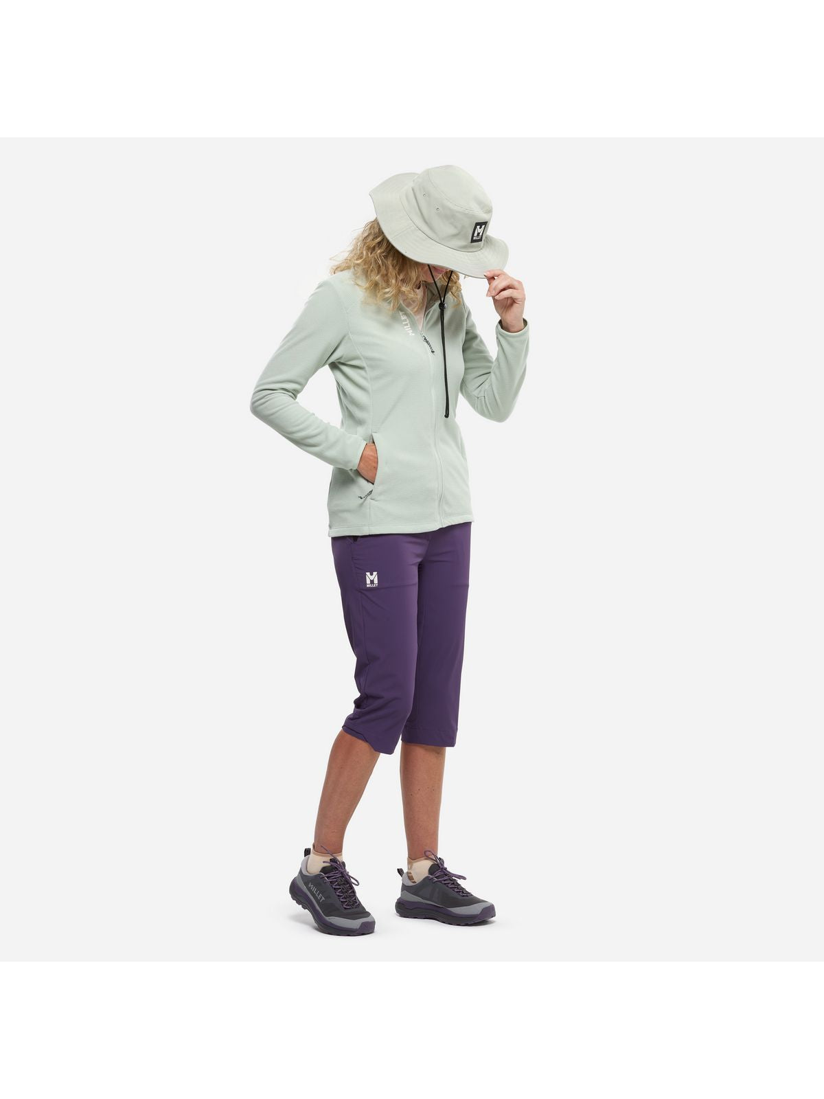 Spodnie damskie MILLET Ubic Stretch 3/4 Pant W fioletowe śliwkowe