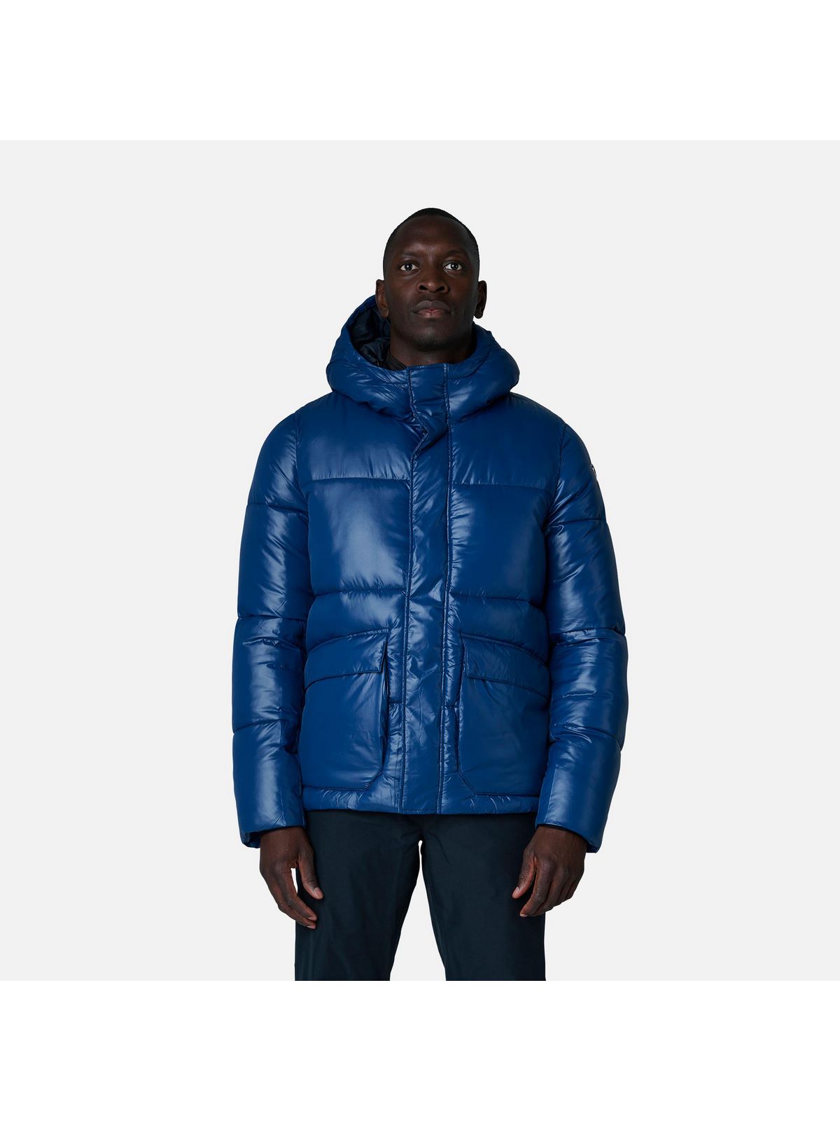 Rossignol Kurtka męska zimowa Shiny Hoodie Parka Jkt granatowy - Adventure Sports