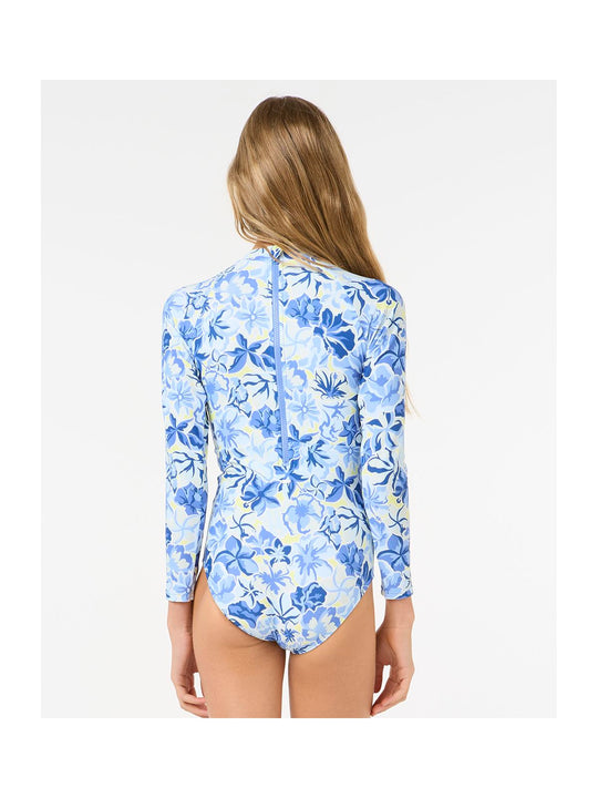 Lycra RIP CURL Island Bliss Surfsuit-Girl niebieski

