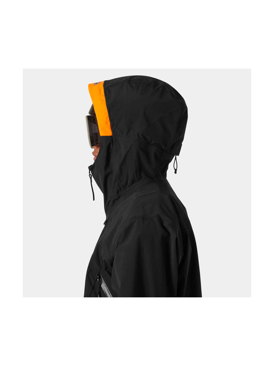 Kurtka narciarska męska HELLY HANSEN SOGN TINDEN SHELL JACKET czarna
