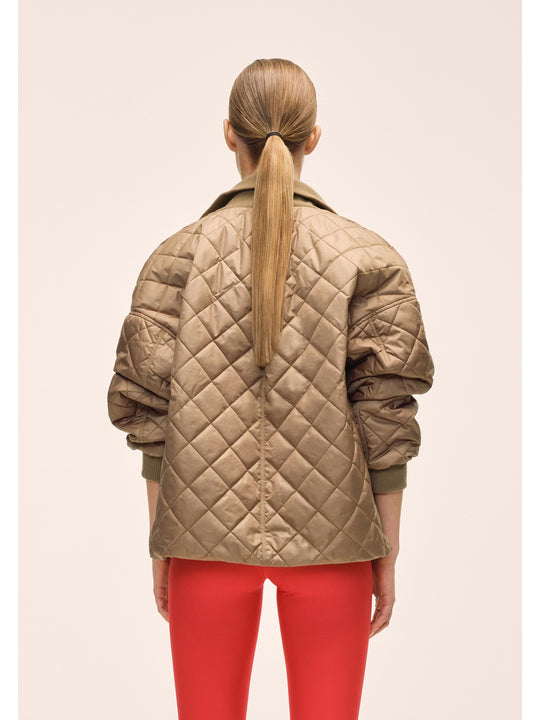 Kurtka damska CASALL Nordic Quilted Jacket kolor brązowy

