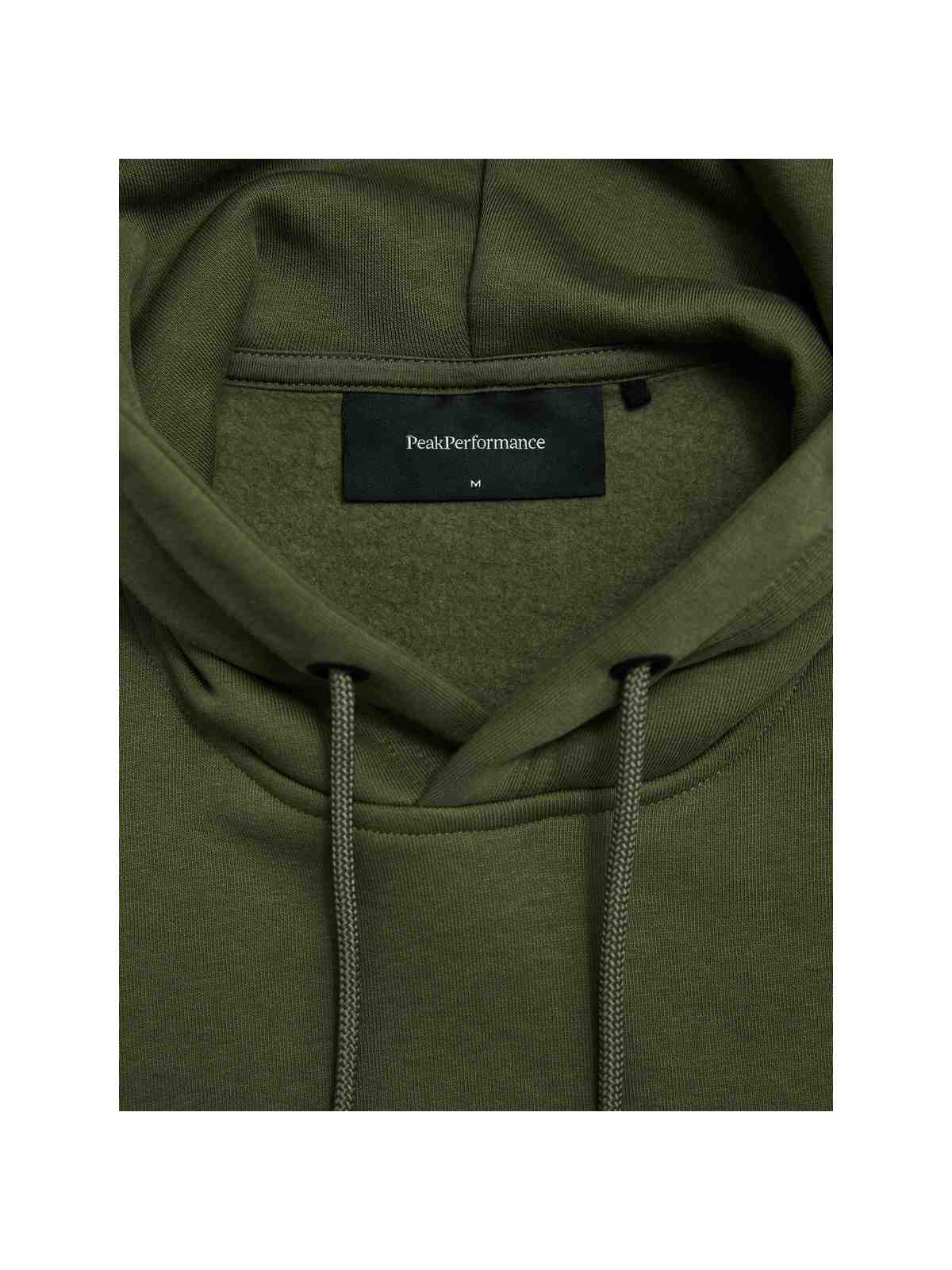 Bluza męska PEAK PERFORMANCE Original Small Logo Zip Hood Men zielona