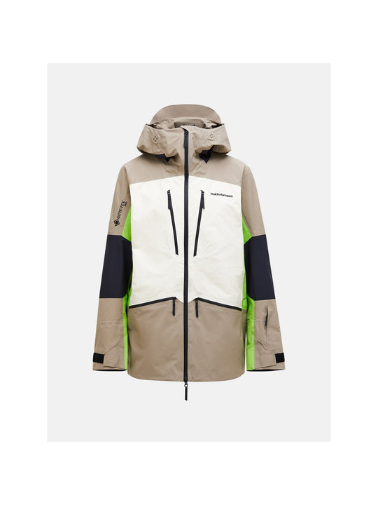 Kurtka narciarska Peak Performance M Vertical Gore beżowy - Adventure Sports
