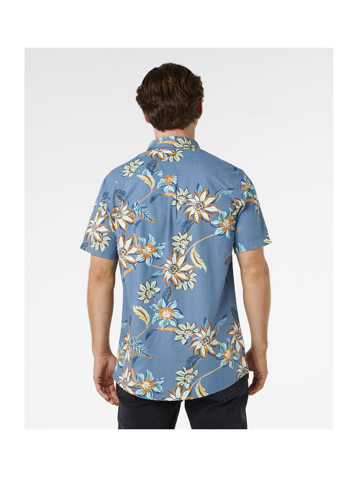 Koszula męska RIP CURL Sessions S/S Shirt niebieska