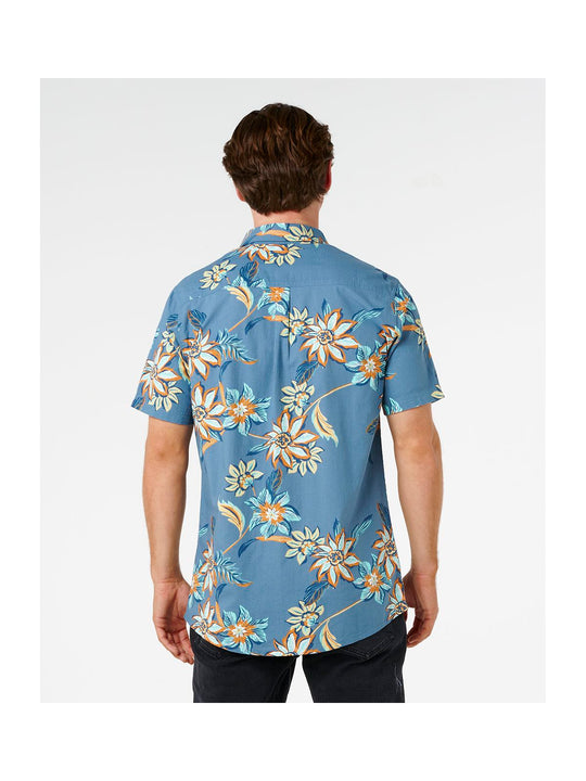 Koszula męska RIP CURL Sessions S/S Shirt niebieska
