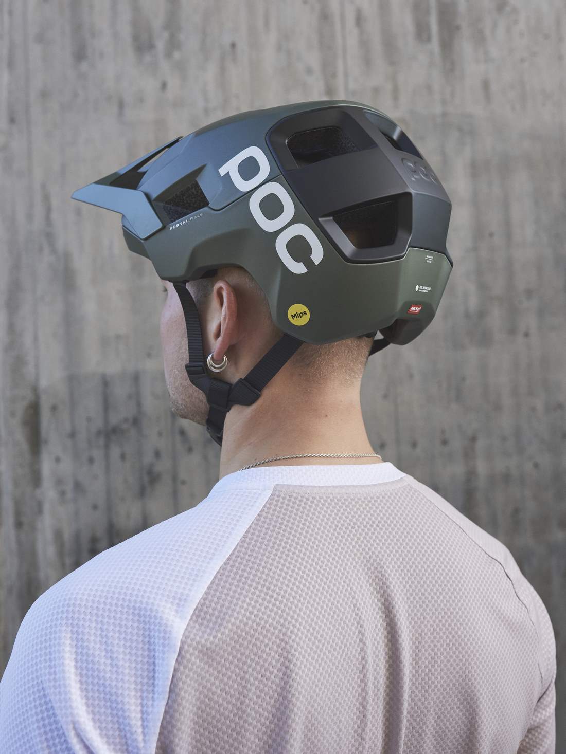 Kask rowerowy POC KORTAL RACE MIPS - zielono czarny - Adventure Sports