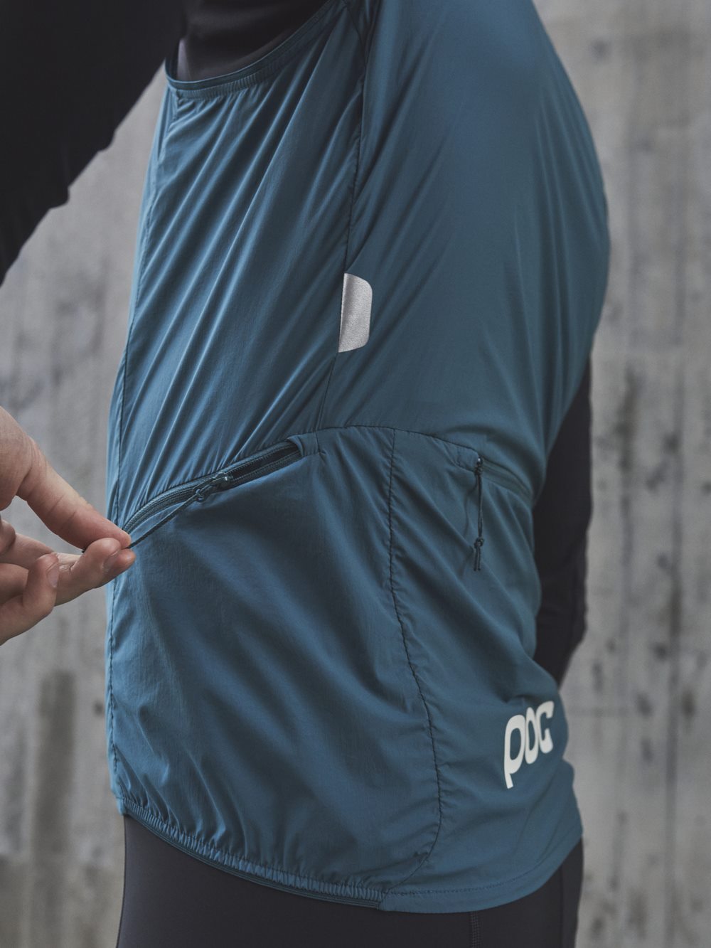 Kamizelka rowerowa POC PRO THERMAL - niebieski - Adventure Sports
