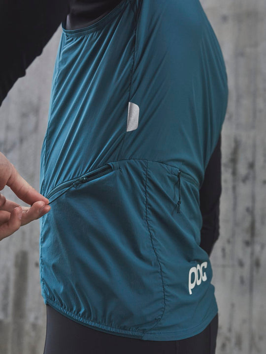 Kamizelka rowerowa POC PRO THERMAL - niebieski - Adventure Sports
