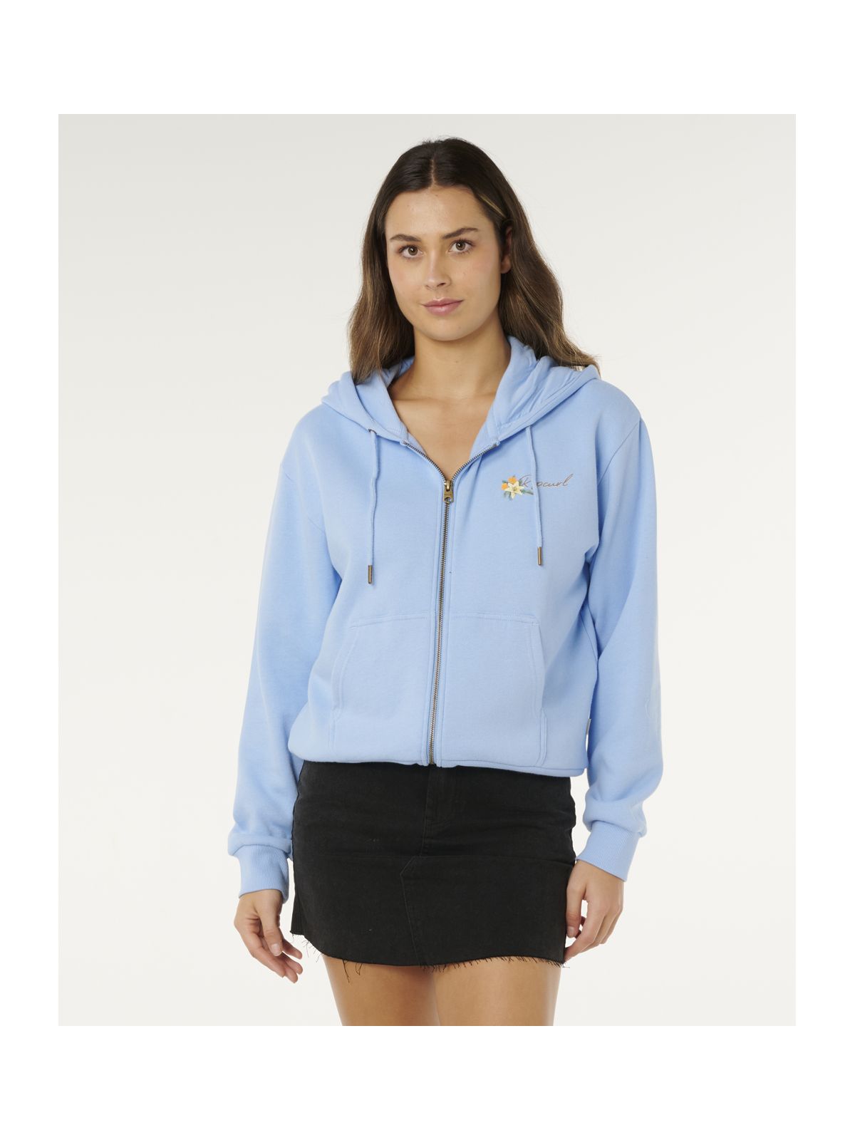Bluza damska RIP CURL Poolside Zip Thru Relaxed Hood niebieska