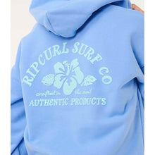 Bluza damska RIP CURL Surf Puff Heritage Hood P/P niebieska
