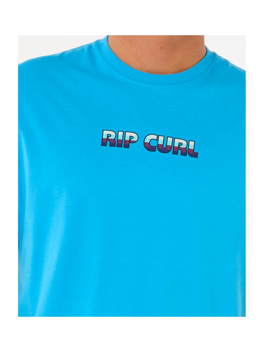 Koszulka męska RIP CURL Big Mumma Icon Tee niebieska
