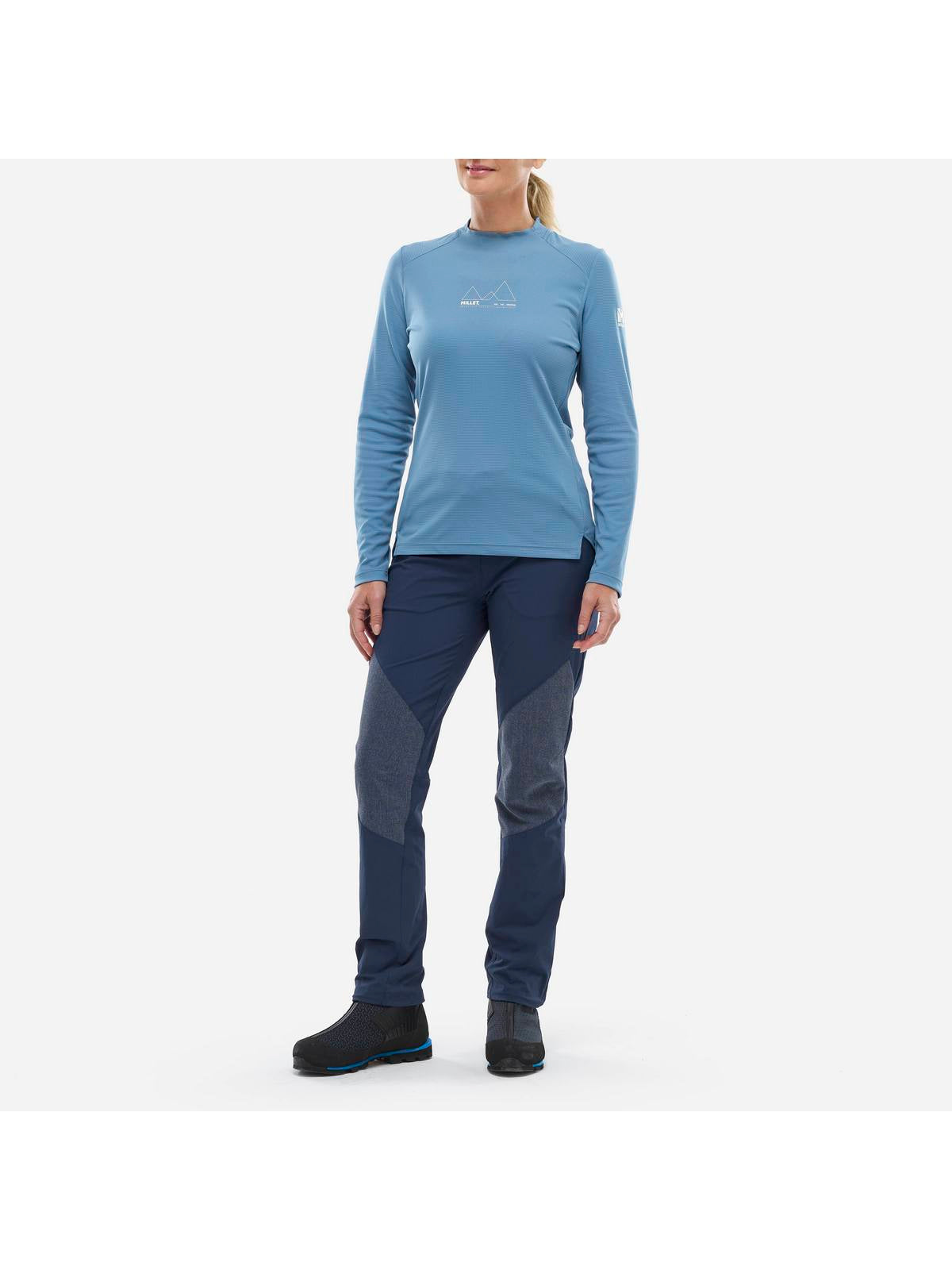 Koszulka MILLET KAMET TS LS W niebieski - Adventure Sports