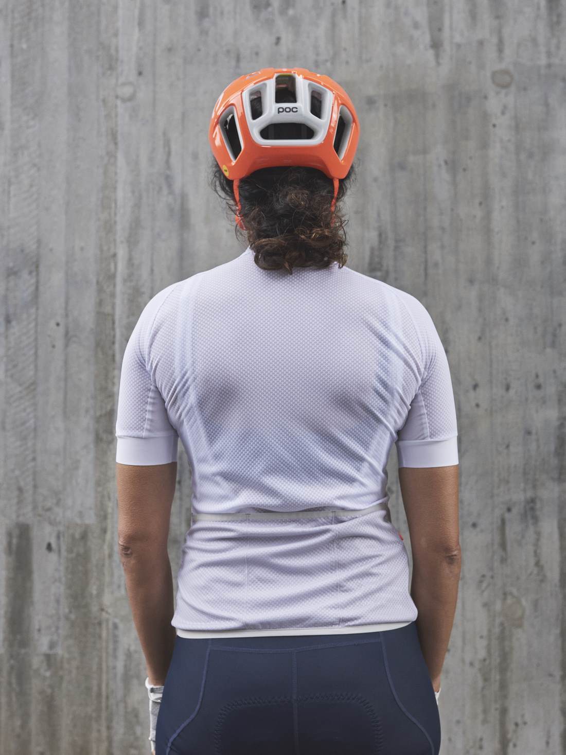 Koszulka rowerowa POC W’s ESSENTIAL ROAD LOGO Jersey - biały - Adventure Sports