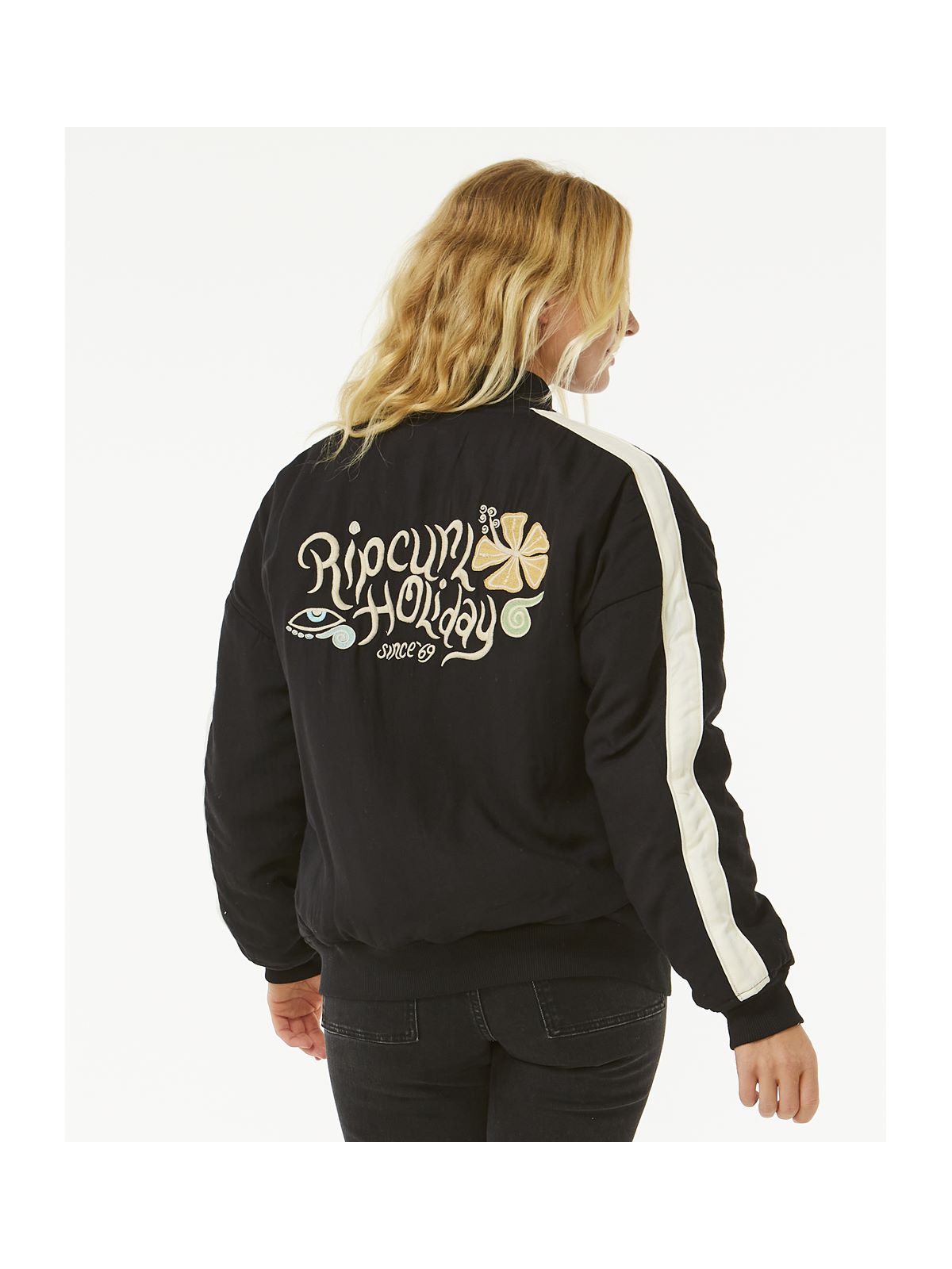 KURTKA RIP CURL HOLIDAY BOMBER JACKET czarny - S - Kurtka - Adventure Sports