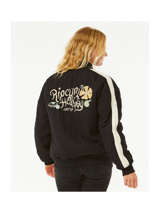 KURTKA RIP CURL HOLIDAY BOMBER JACKET czarny - S - Kurtka - Adventure Sports
