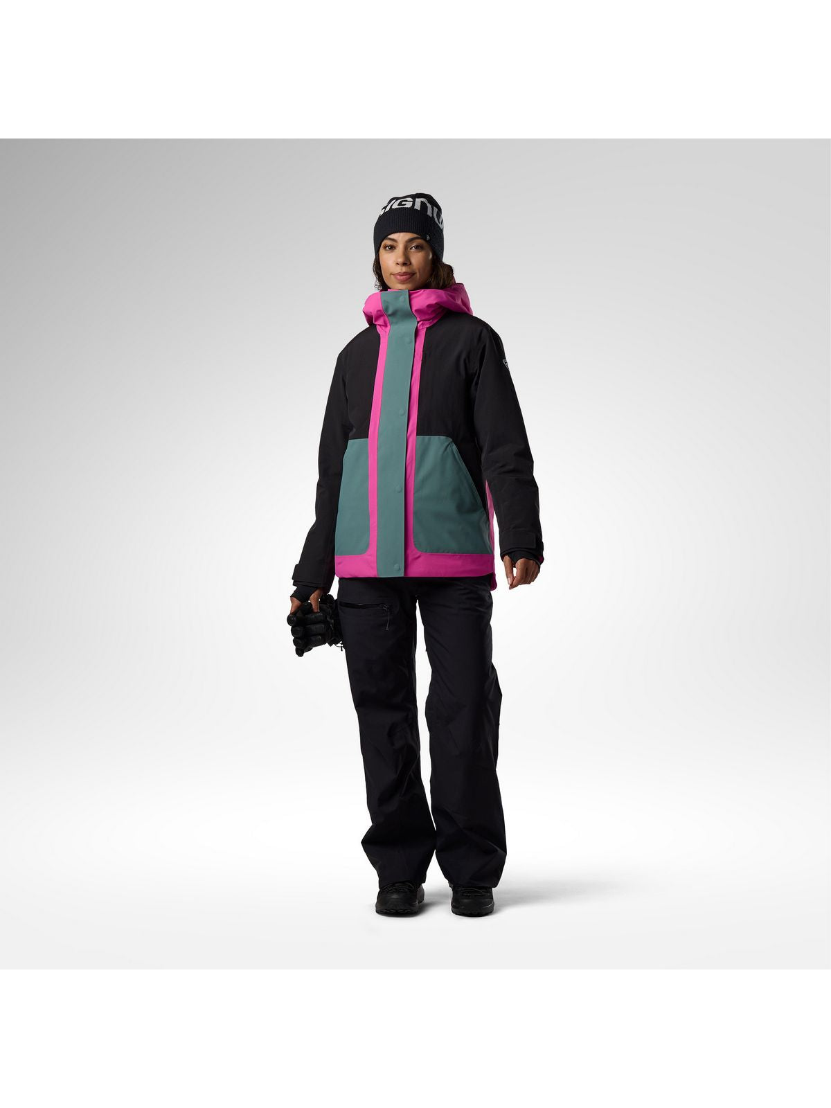 Kurtka narciarska damska ROSSIGNOL W Outerlimits Insulated Jacket czarna