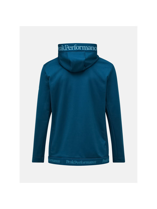 Bluza Peak Performance M Rider Tech Zip Hood zielony - Adventure Sports
