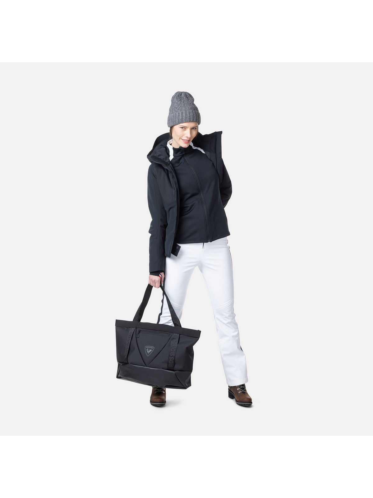Spodnie narciarskie damskie ROSSIGNOL W Resort Softshell Pant biały