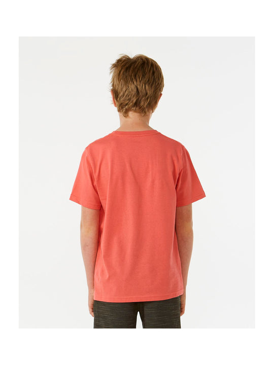 Koszulka RIP CURL Filgree Ss Tee Boy czerwony
