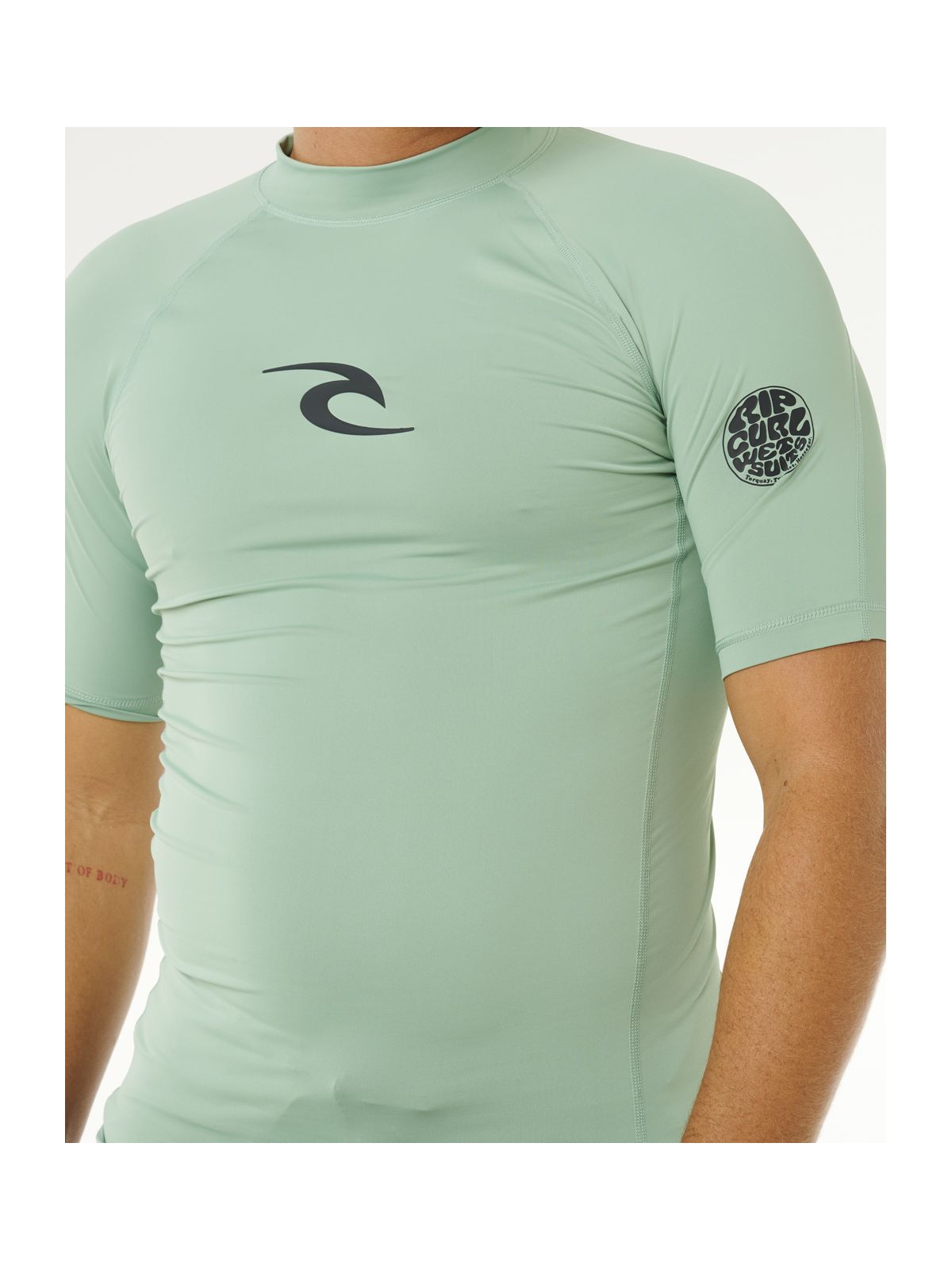 Lycra męska RIP CURL Waves Upf Perf S/S zielona