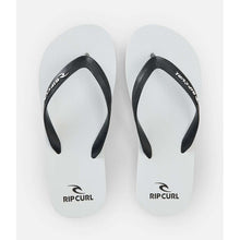 Japonki męskie RIP CURL Brand Logo Bloom Open Toe białe
