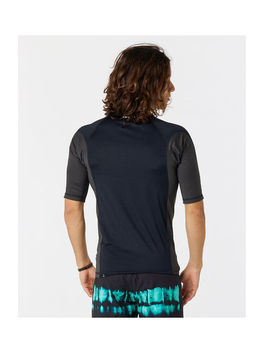 Koszulka do pływania męska RIP CURL Waves Upf Perf S/S czarna
