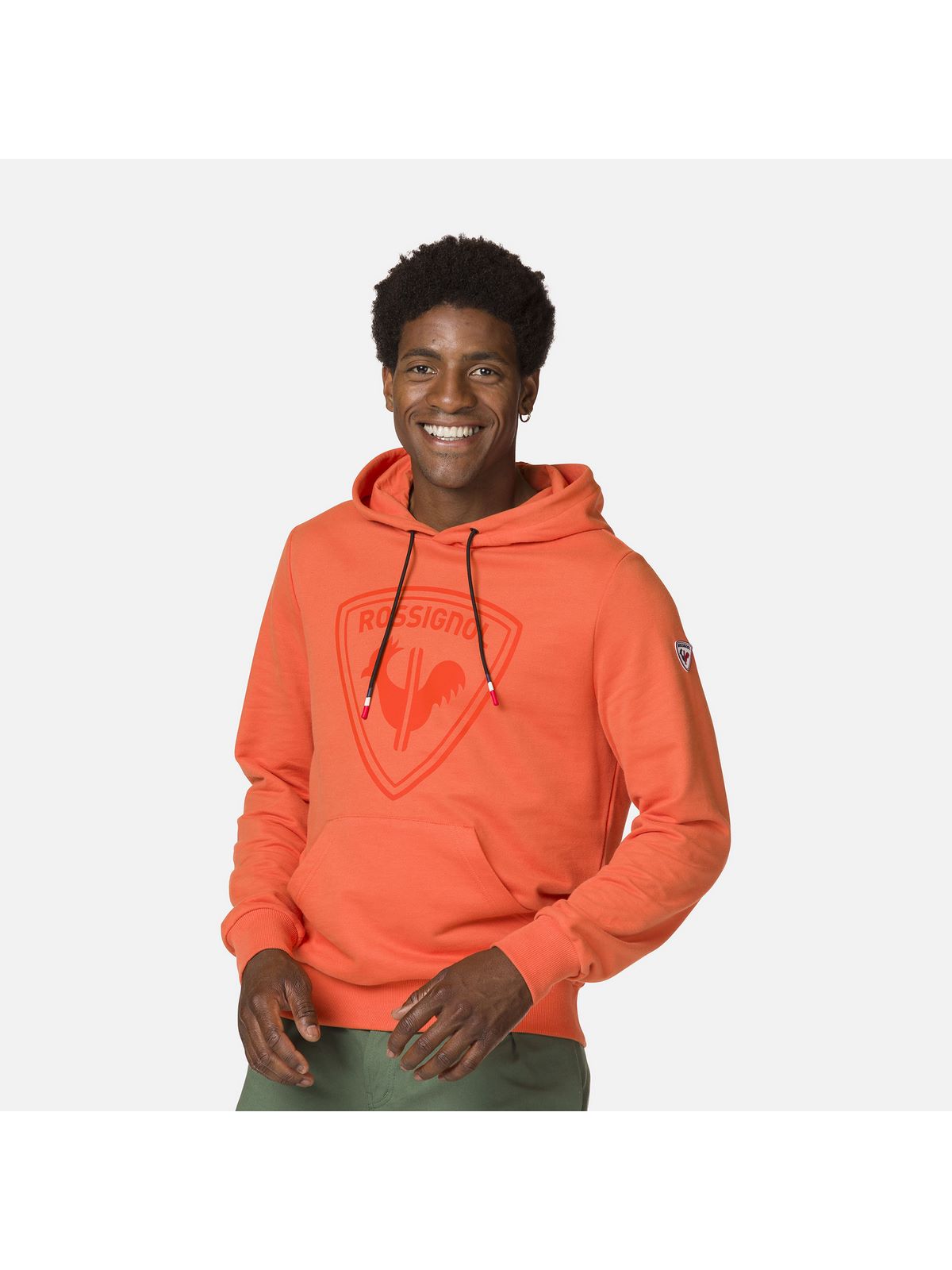 Bluza Rossignol Logo Sweat Hood Ft pomarańczowy - Adventure Sports