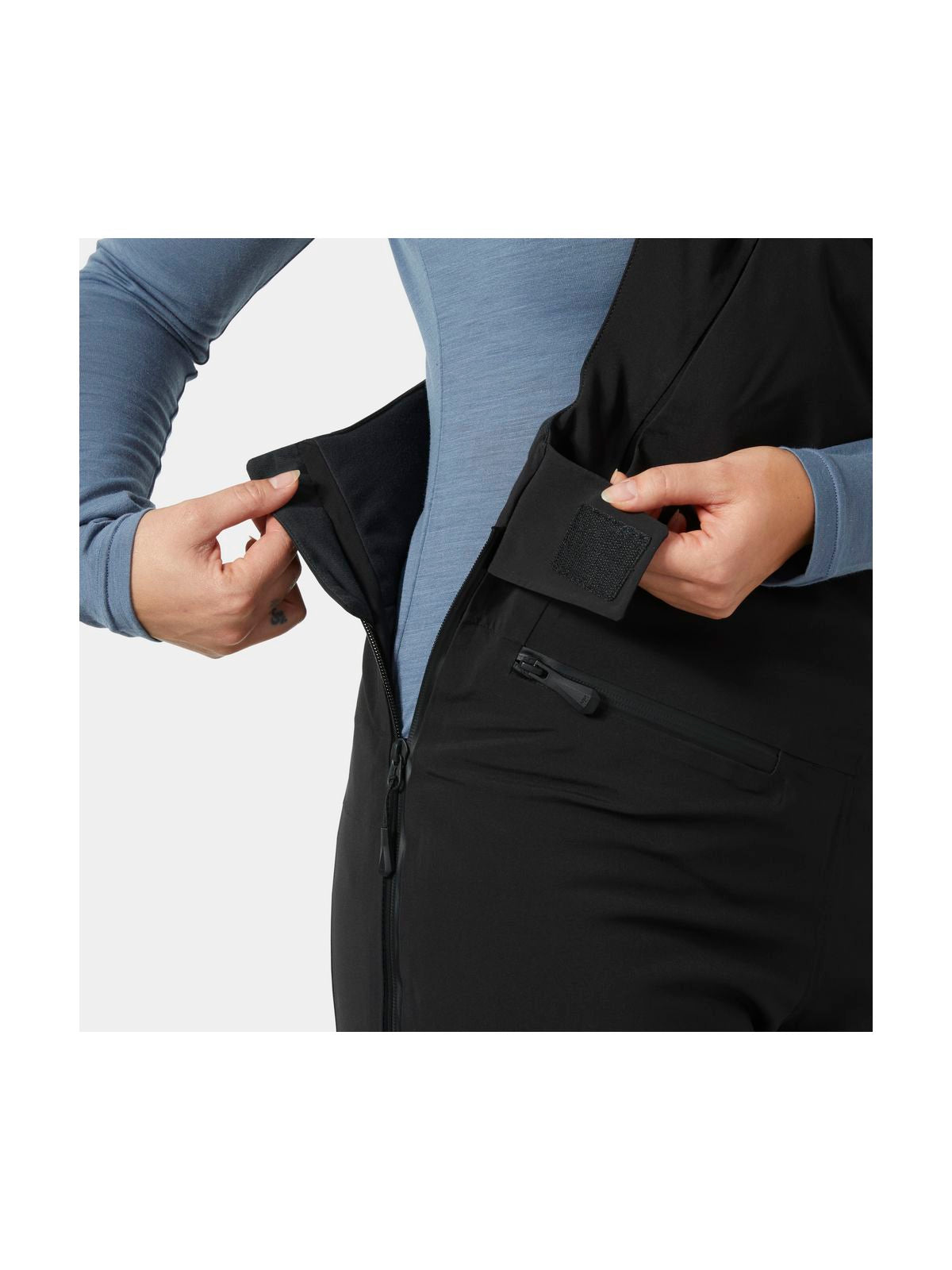 Spodnie narciarskie damskie HELLY HANSEN W ALPHELIA BIB PANT czarne