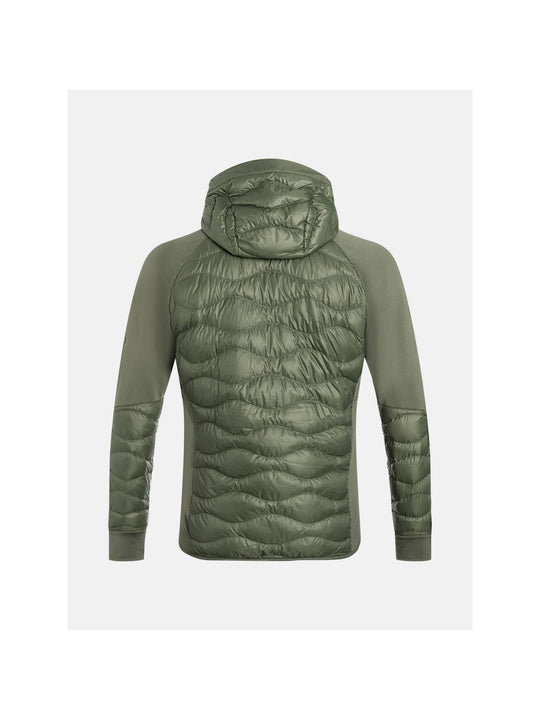 Kurtka Peak Performance M Helium Down Hybrid Hood zielony - Adventure Sports
