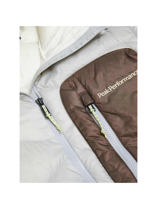 Kurtka puchowa męska PEAK PERFORMANCE Helium Utility Down Hood Jacket biała
