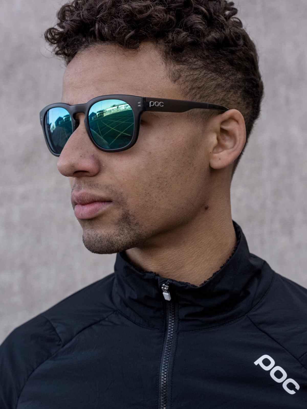 Okulary POC REQUIRE - czarny - Grey/Deep Green Mirror Cat. 3 - ONE SIZE - Adventure Sports