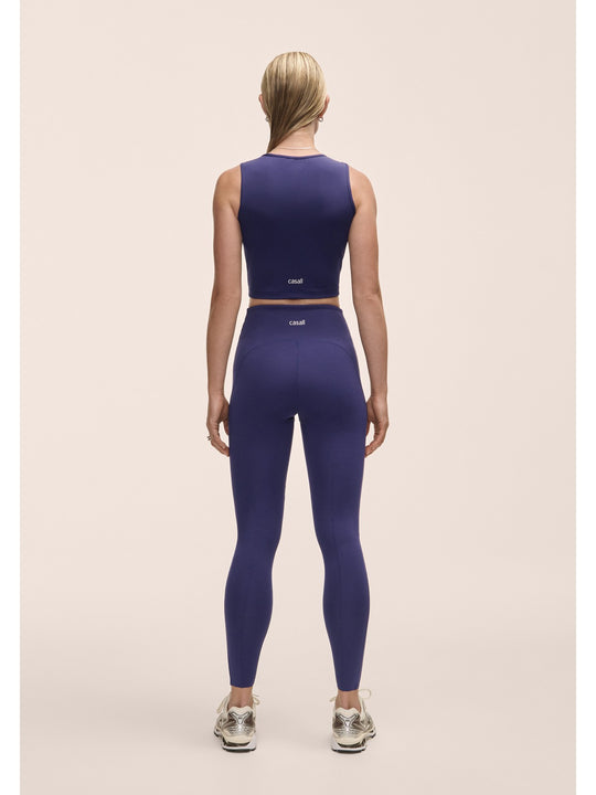 Legginsy damskie Casall Edge High Waist Tights fioletowy - Adventure Sports
