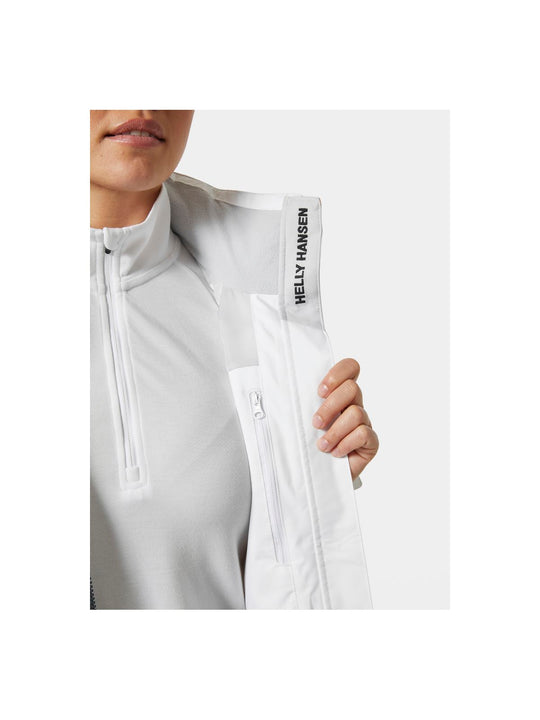 Kurtka HELLY HANSEN W Crew Hooded Jacket 2.0 biały - Adventure Sports
