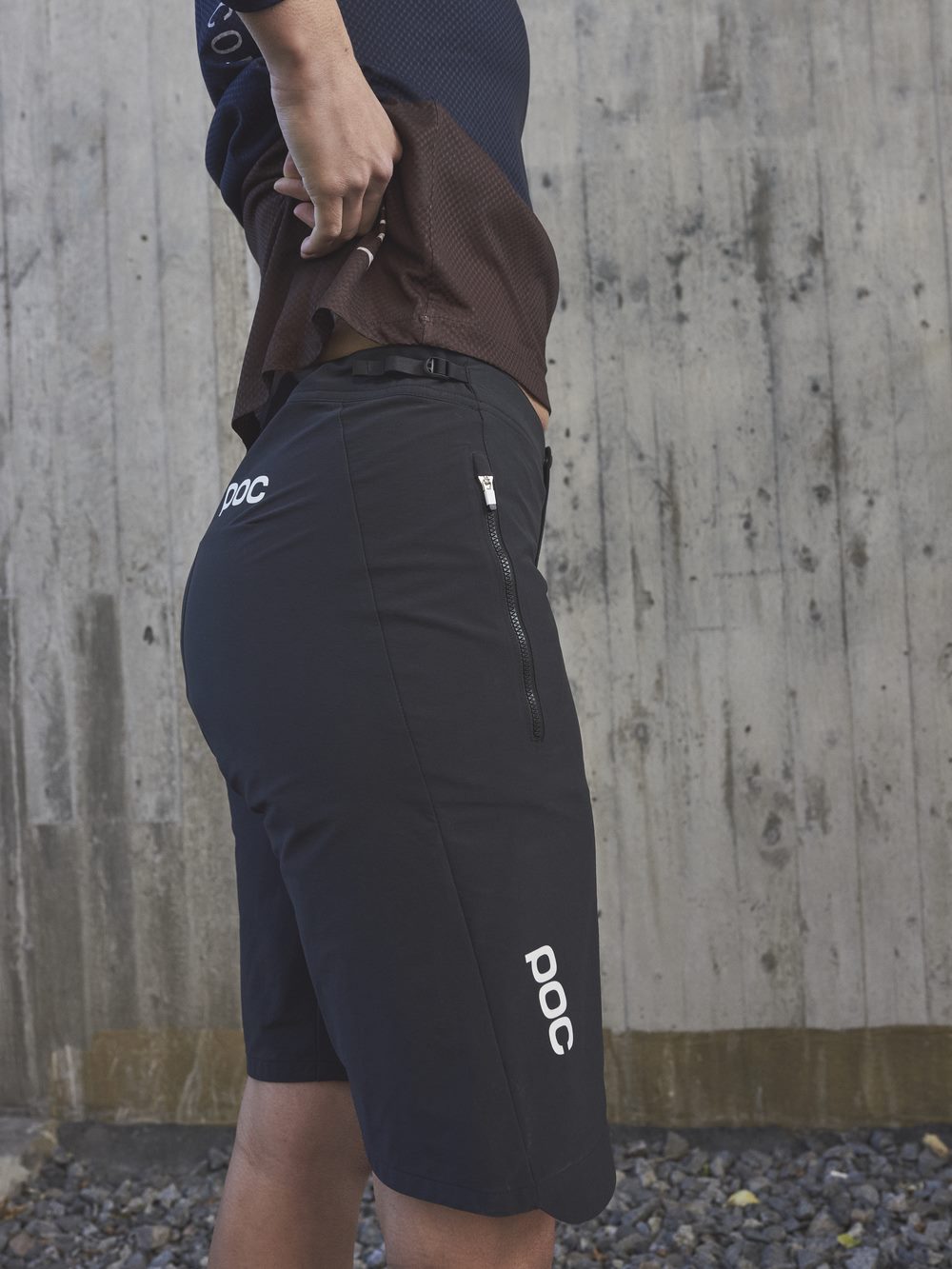 Spodenki rowerowe damskie POC W's Essential Enduro Shorts - czarny