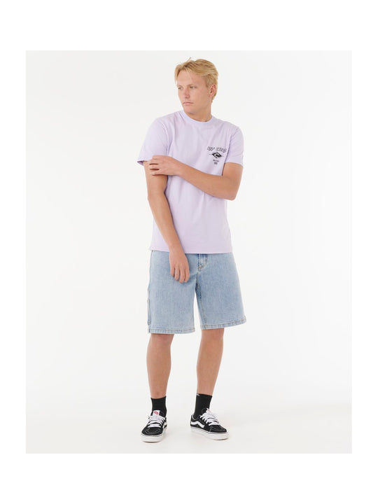 Koszulka RIP CURL FADE OUT ICON TEE niebieska
