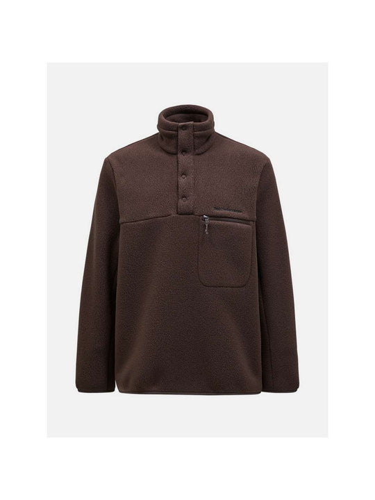 Polar Peak Performance M Fleece Snap T szary - Bluza - Adventure Sports

