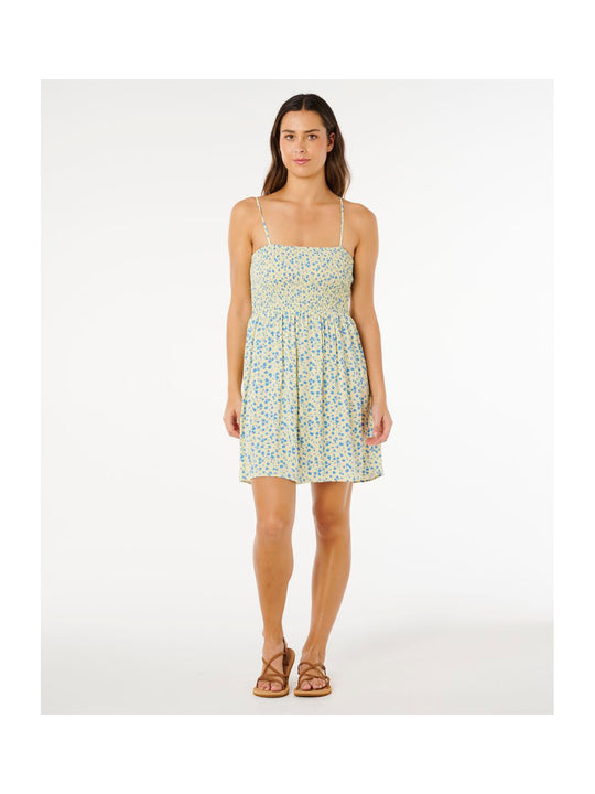 Sukienka RIP CURL Surf Side Shirred Dress żółta
