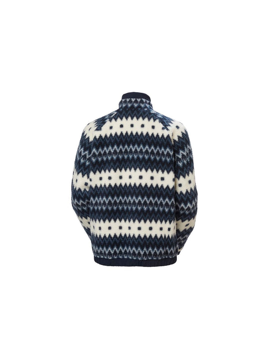 Bluza damska HELLY HANSEN W Imperial Printed Pile Snap kolor granatowy
