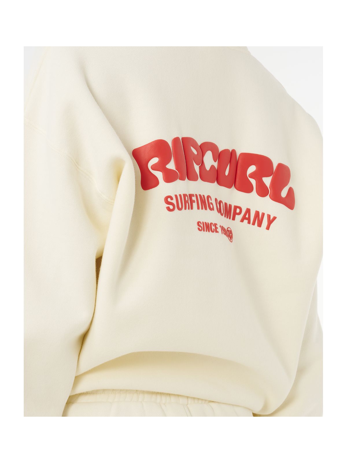 Bluza damska RIP CURL Surf Puff Heritage Hood beżowa
