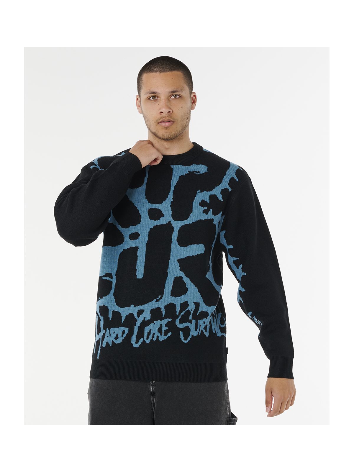 Sweter RIP CURL MIX KNIT czarny